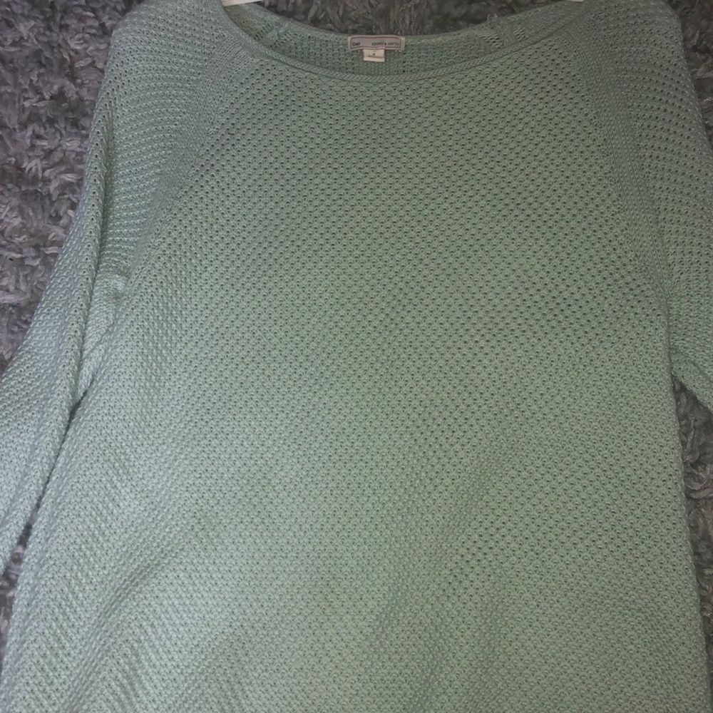 Teal Gap sweater